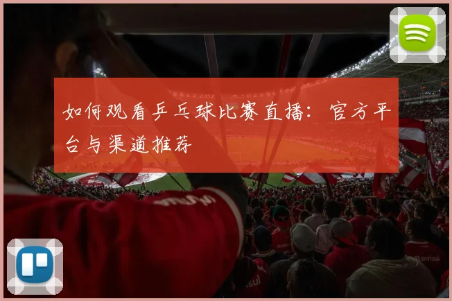 如何观看乒乓球比赛直播：官方平台与渠道推荐